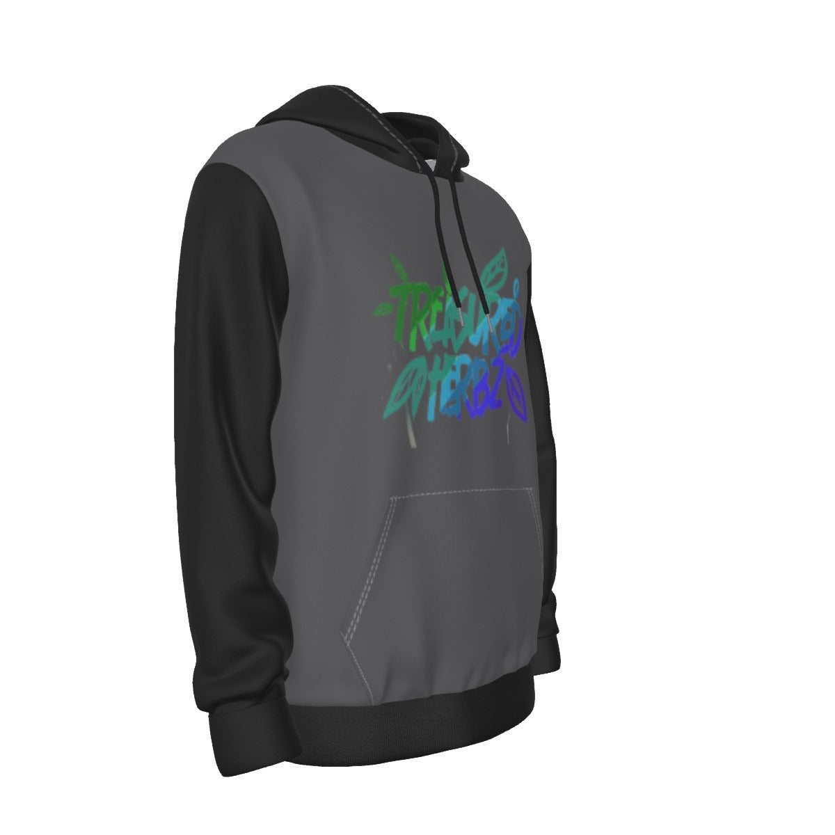 All-Over Print Men's Thicken Pullover Hoodie With Inner Hood