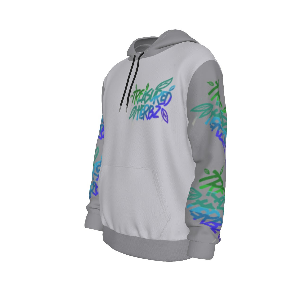 All-Over Print Men's Thicken Pullover Hoodie With Inner Hood
