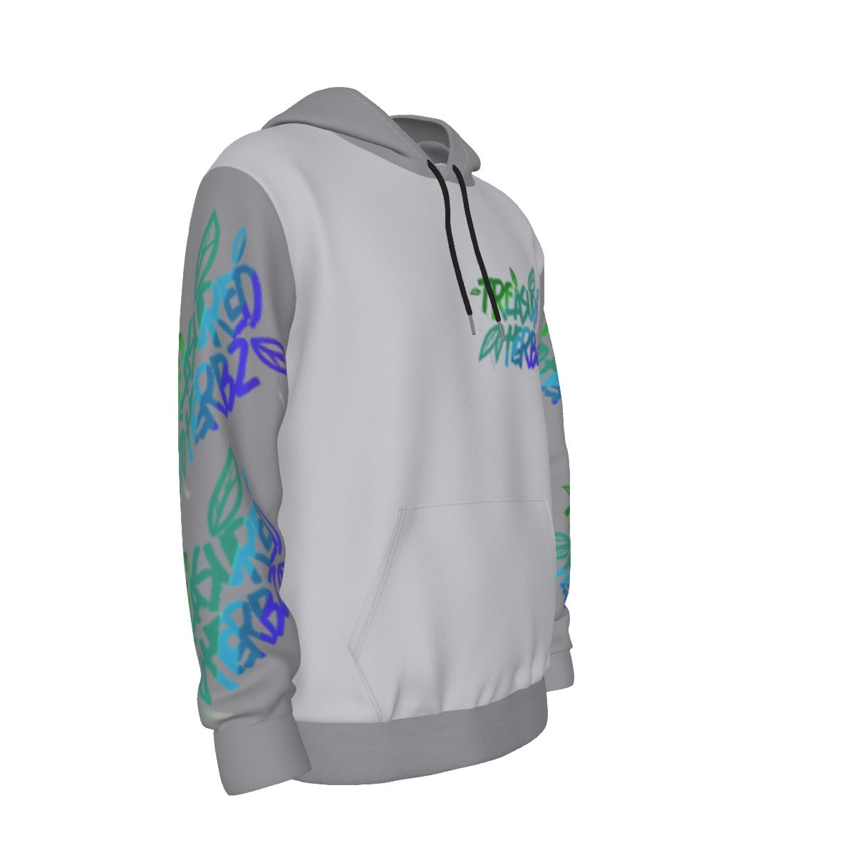 All-Over Print Men's Thicken Pullover Hoodie With Inner Hood