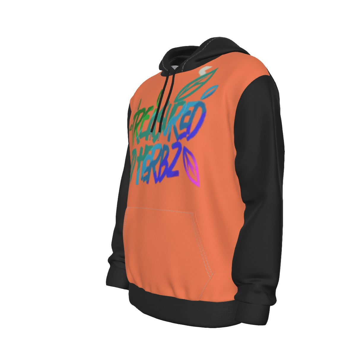 All-Over Print Men's Thicken Pullover Hoodie With Inner Hood