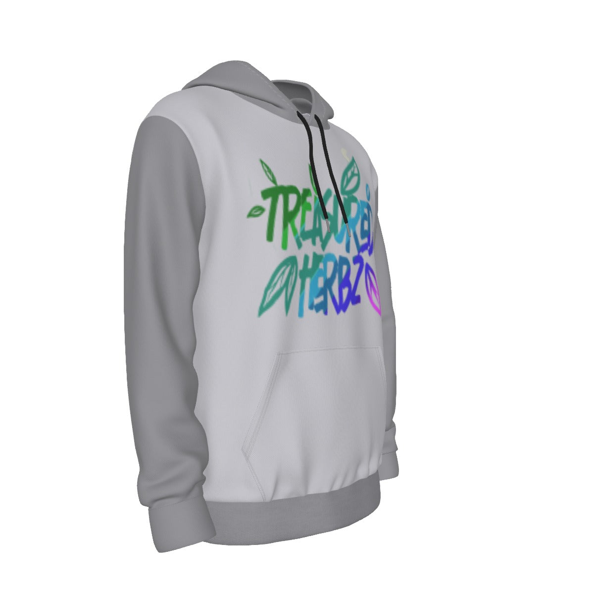 All-Over Print Men's Thicken Pullover Hoodie With Inner Hood