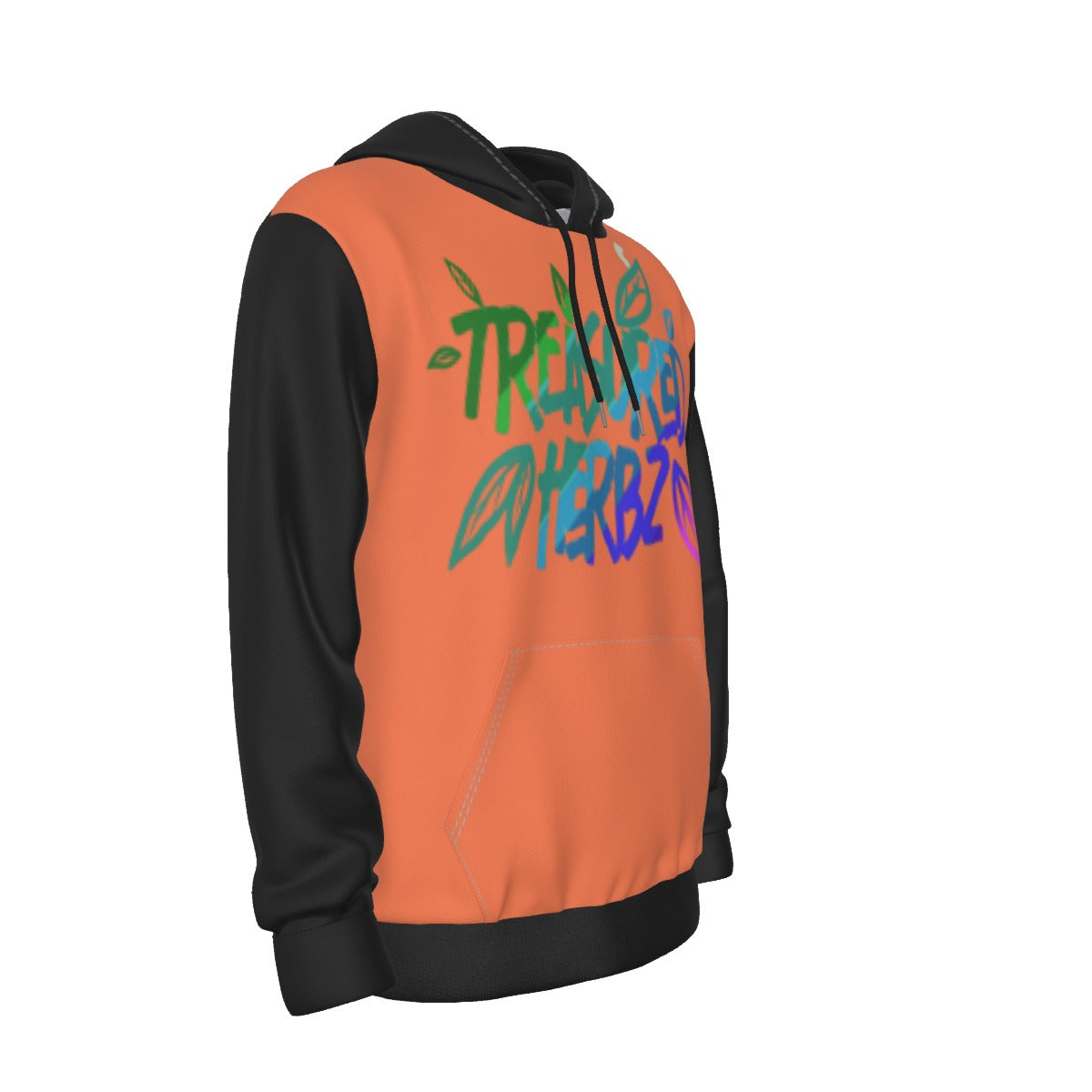 All-Over Print Men's Thicken Pullover Hoodie With Inner Hood