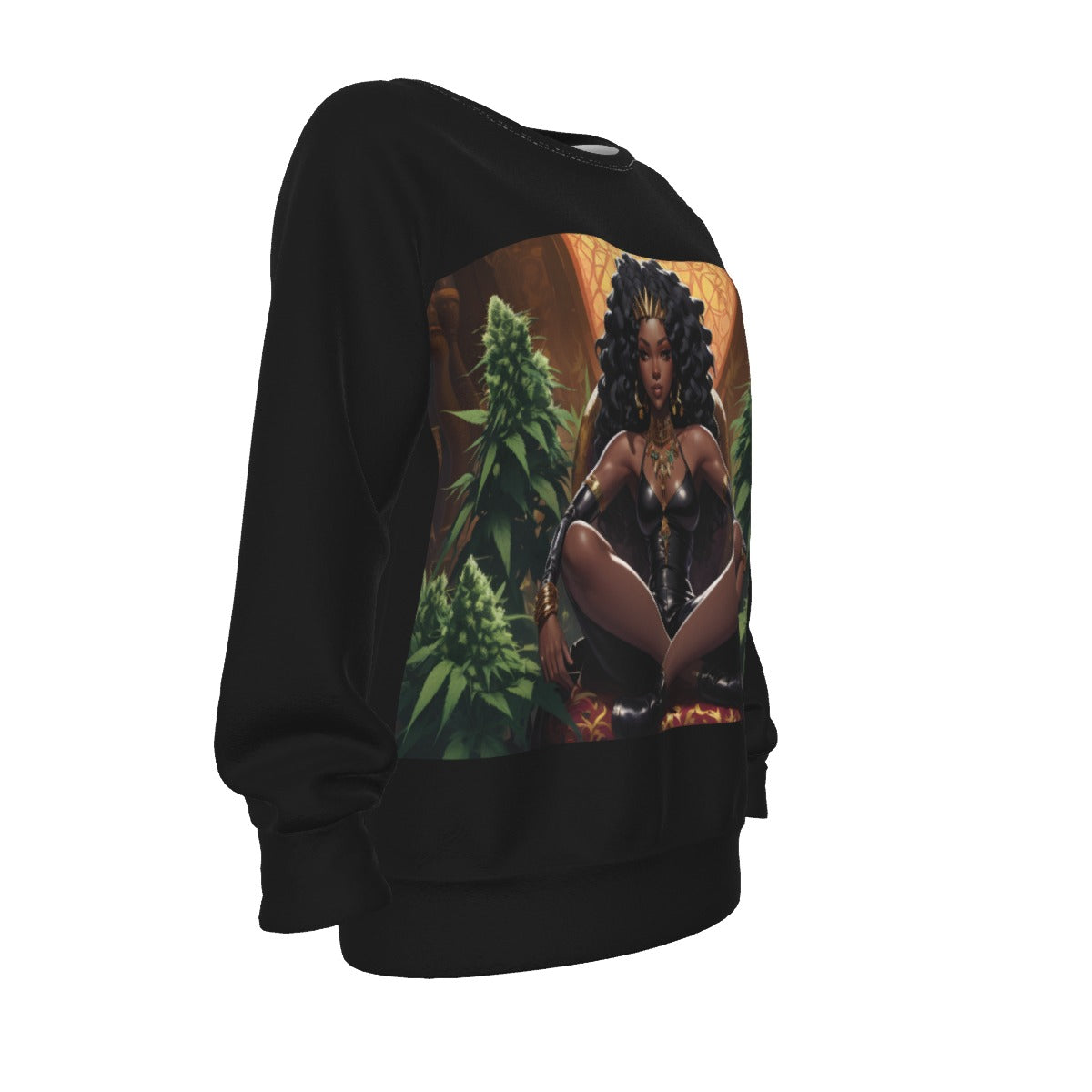 All-Over Print Women's Raglan Sleeve Sweatshirt