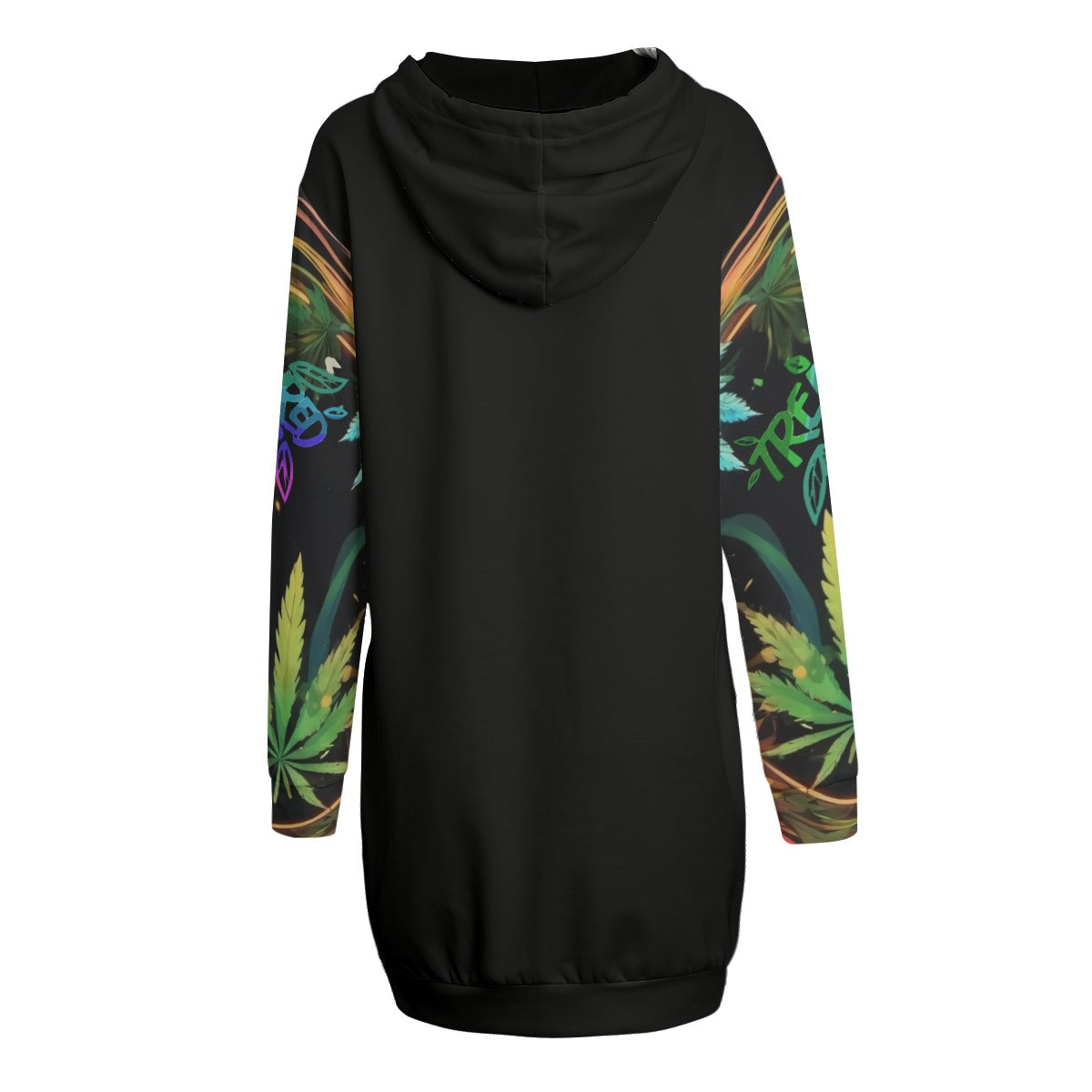 All-Over Print Women's Long Hoodie | Interlock