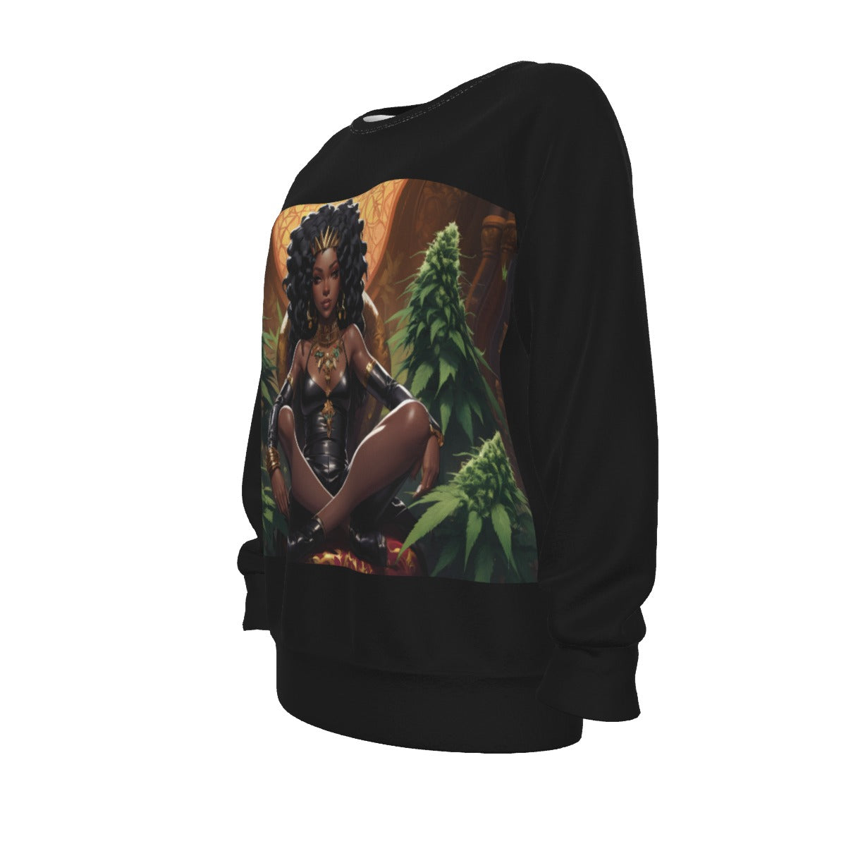 All-Over Print Women's Raglan Sleeve Sweatshirt