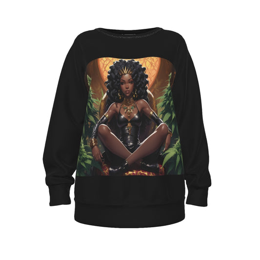 All-Over Print Women's Raglan Sleeve Sweatshirt