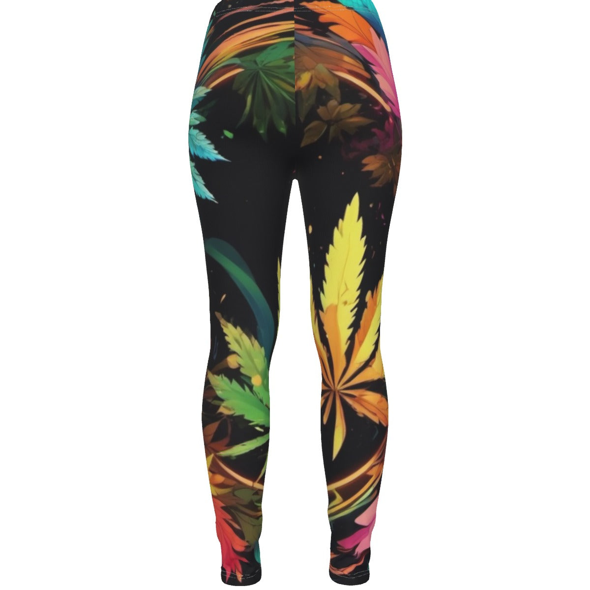 All-Over Print Women's Ripped Leggings