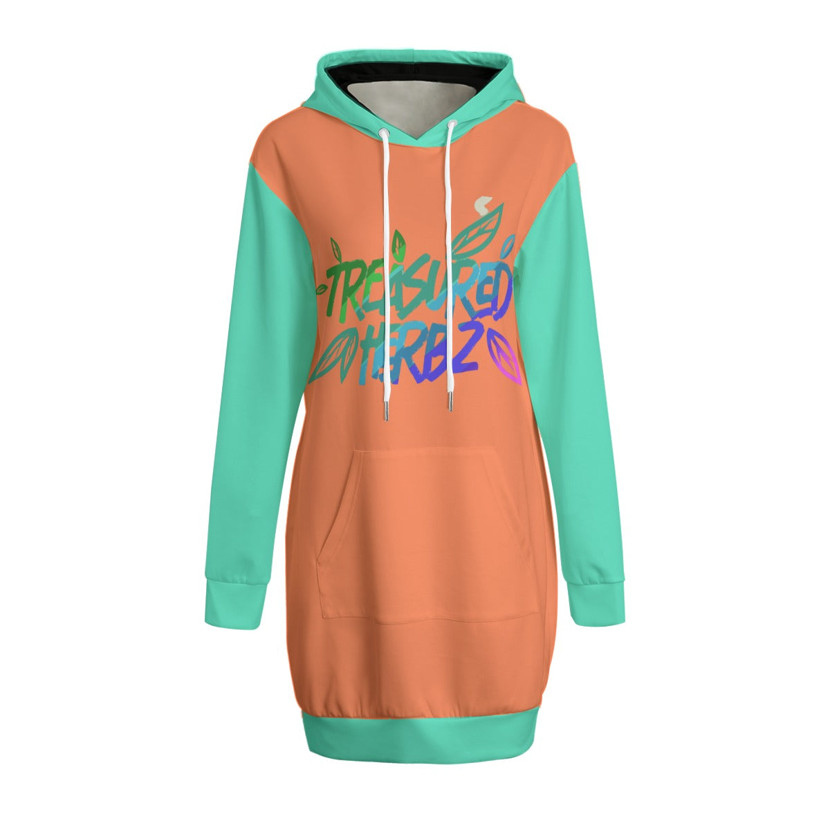 All-Over Print Women's Long Hoodie | Interlock