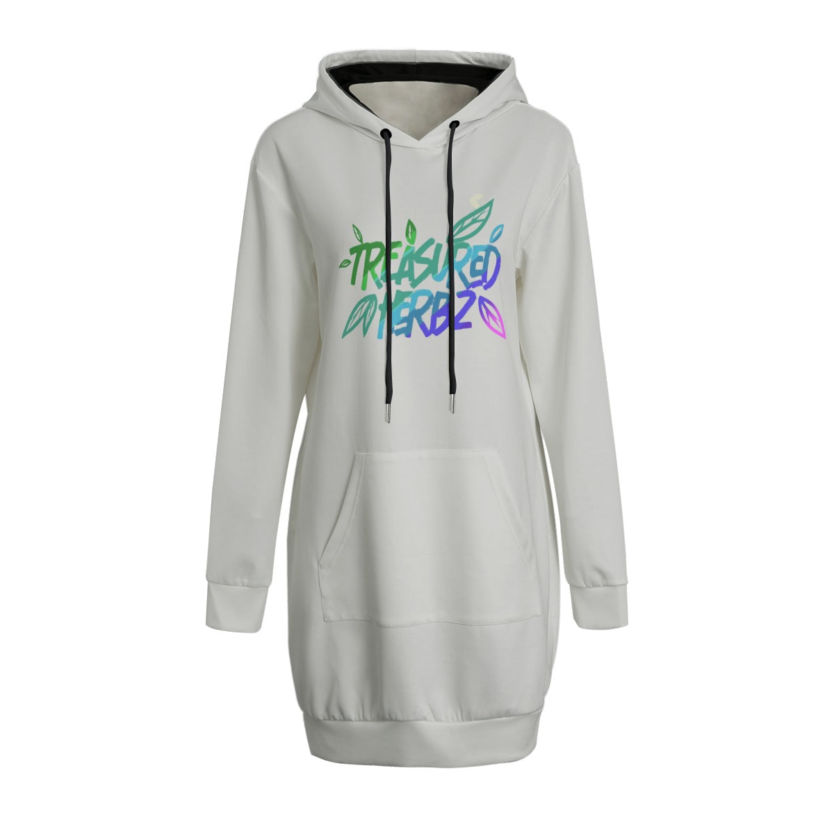 All-Over Print Women's Long Hoodie | Interlock