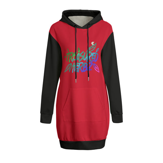 All-Over Print Women's Long Hoodie | Interlock