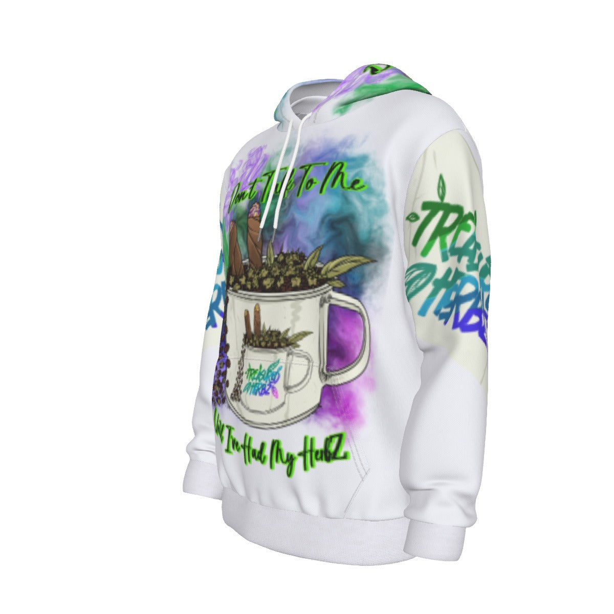 All-Over Print Men's Hoodie With Double-side Print Hood