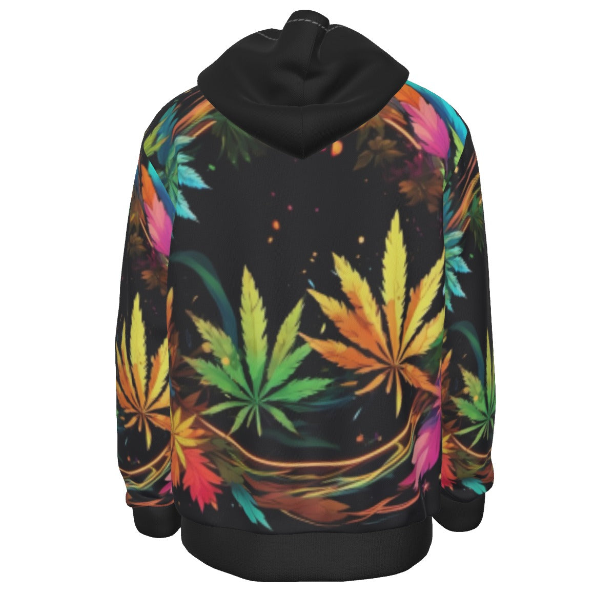 All-Over Print Men's Thicken Pullover Hoodie With Inner Hood