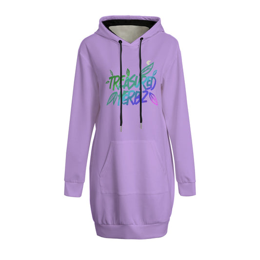 All-Over Print Women's Long Hoodie | Interlock